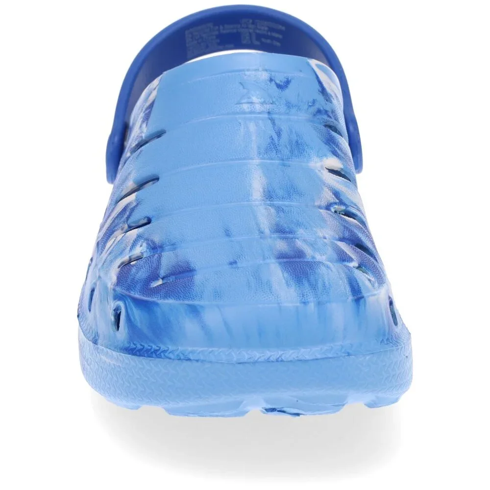 Rugged Shark LITTLE BOYS Clogs SIZE 1 Blue Swirl Sandals NEW